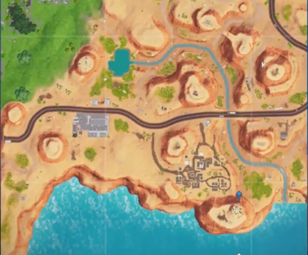 volto gigante nella giungla a est di scalini scatenati fortnite - volto nel deserto fortnite